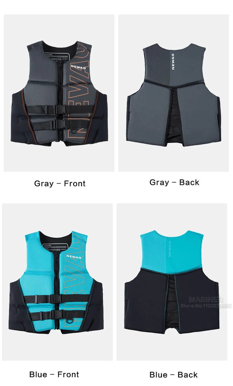 CE Approved Impact Vest & Life Jacket — Neoprene for Wakeboarding, SUP, Kayak & Surfing