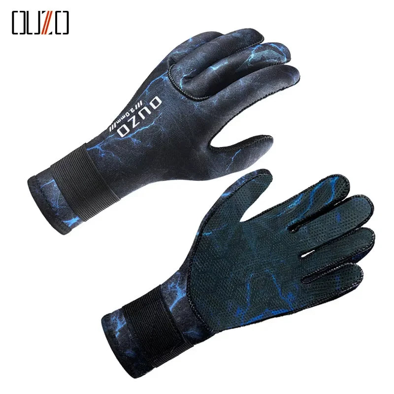 3mm Neoprene Water Sports Gloves — Anti-Slip for Surfing, Kayaking & Diving