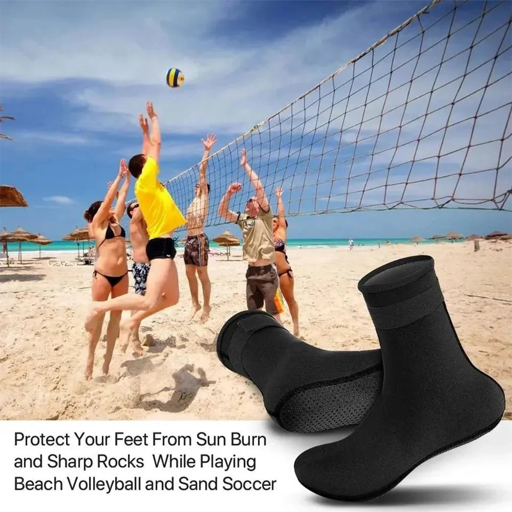 5mm Neoprene Diving Socks & Water Shoes — Non-Slip Thermal Boots for Surfing, SUP & Diving