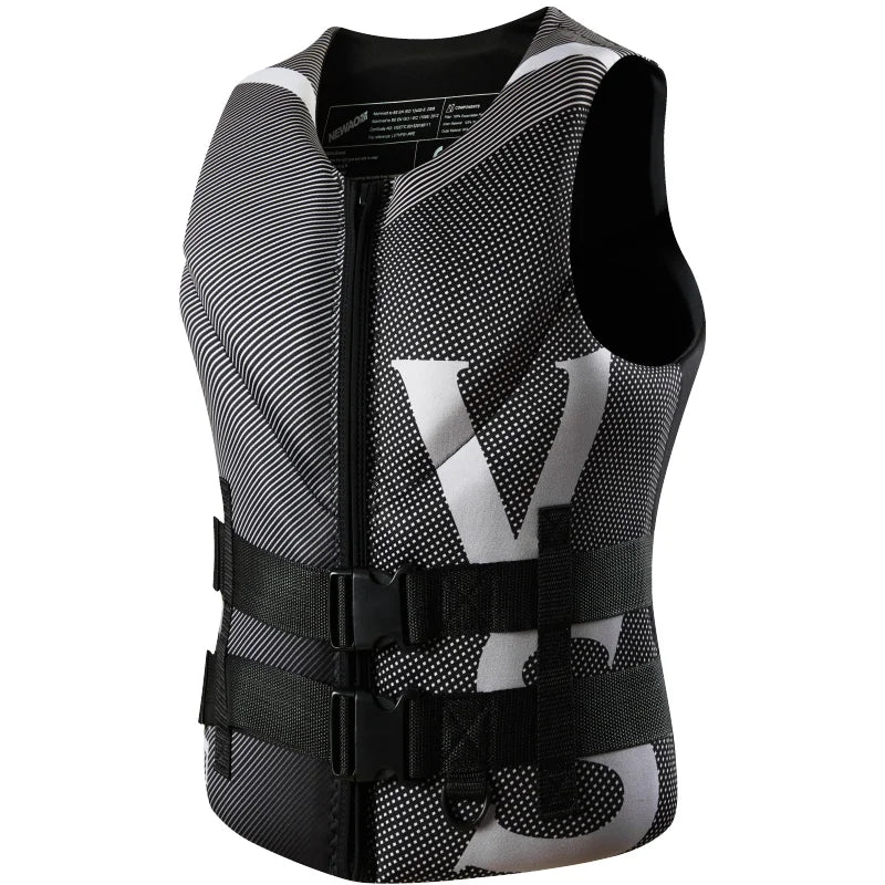CE Approved Super Buoyancy Life Jacket — Neoprene Safety Vest for Kayak, SUP & Water Sports