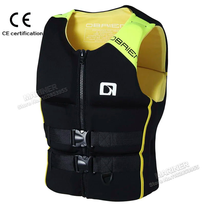 CE Approved Impact Vest & Life Jacket — Neoprene for Wakeboarding, SUP, Kayak & Surfing