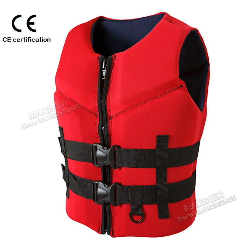 CE Approved Impact Vest & Life Jacket — Neoprene for Wakeboarding, SUP, Kayak & Surfing