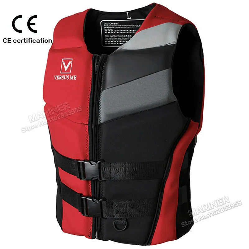 CE Approved Impact Vest & Life Jacket — Neoprene for Wakeboarding, SUP, Kayak & Surfing