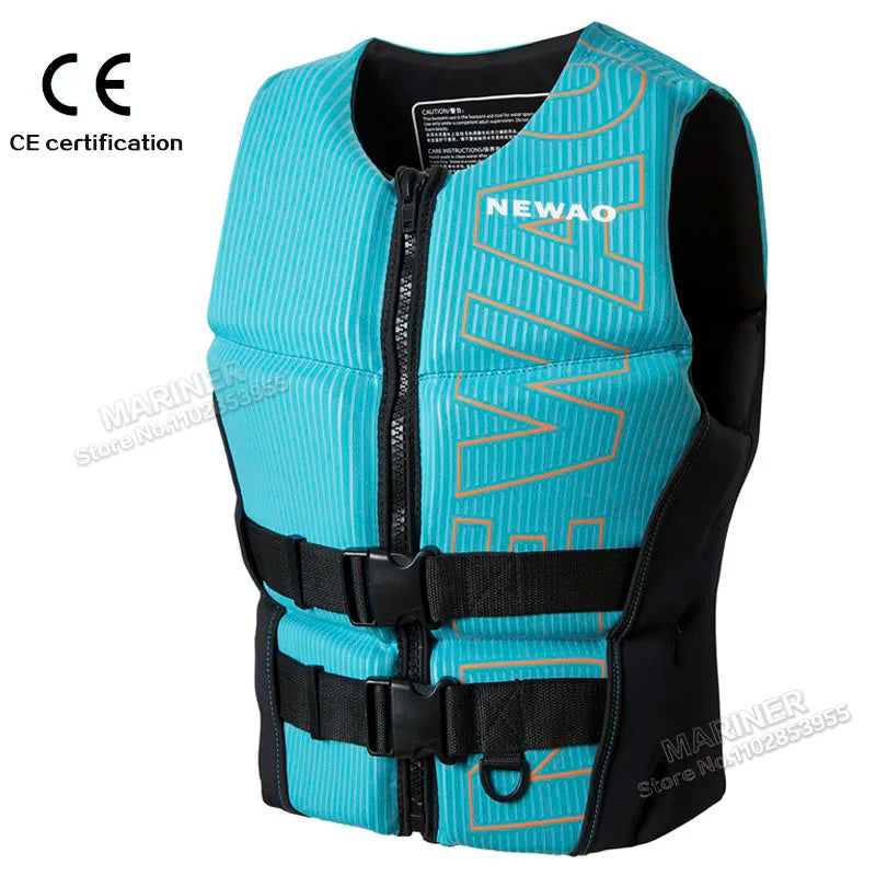 CE Approved Impact Vest & Life Jacket — Neoprene for Wakeboarding, SUP, Kayak & Surfing