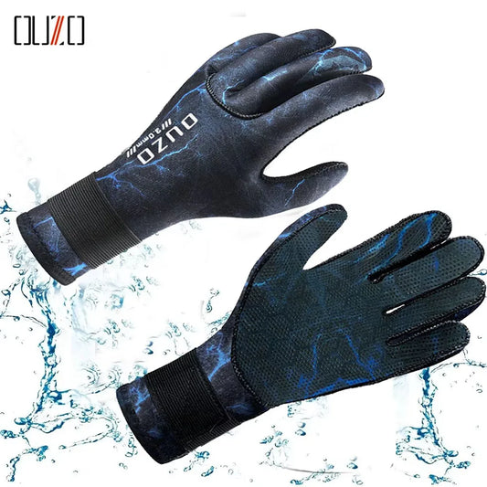 3mm Neoprene Water Sports Gloves — Anti-Slip for Surfing, Kayaking & Diving