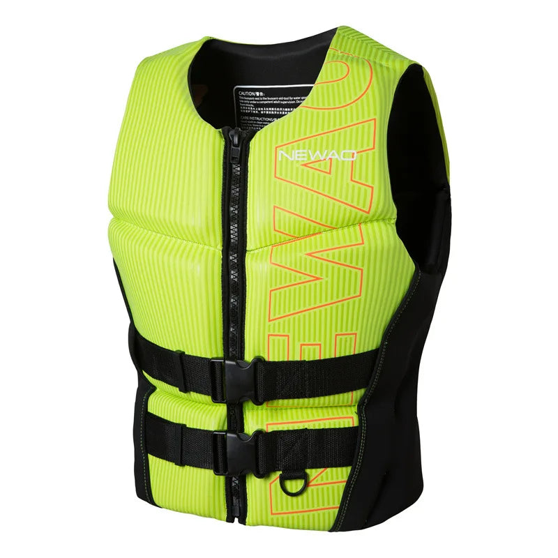 CE Approved Super Buoyancy Life Jacket — Neoprene Safety Vest for Kayak, SUP & Water Sports