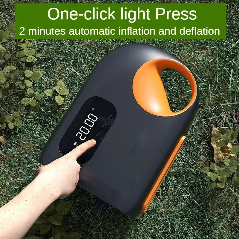 Electric SUP Pump 20 PSI — Auto Shut-Off High-Pressure Pump for Paddle Boards & Kayaks