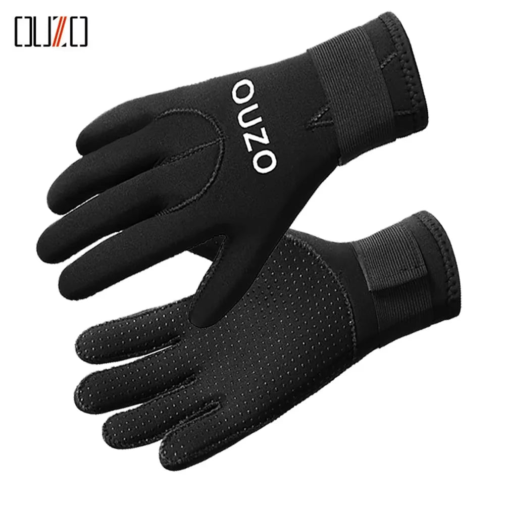 3mm Neoprene Water Sports Gloves — Anti-Slip for Surfing, Kayaking & Diving