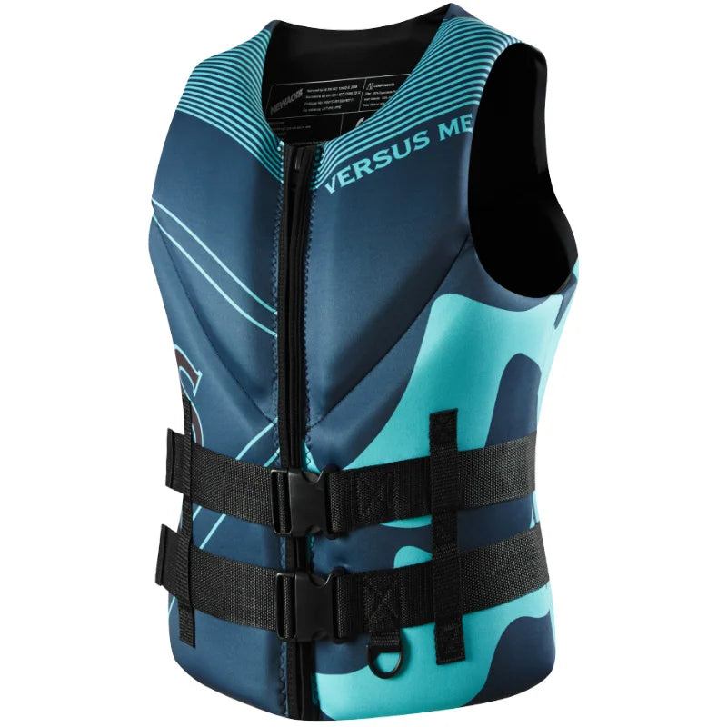 CE Approved Super Buoyancy Life Jacket — Neoprene Safety Vest for Kayak, SUP & Water Sports