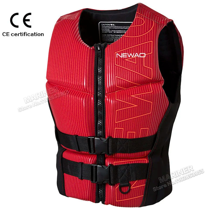 CE Approved Impact Vest & Life Jacket — Neoprene for Wakeboarding, SUP, Kayak & Surfing