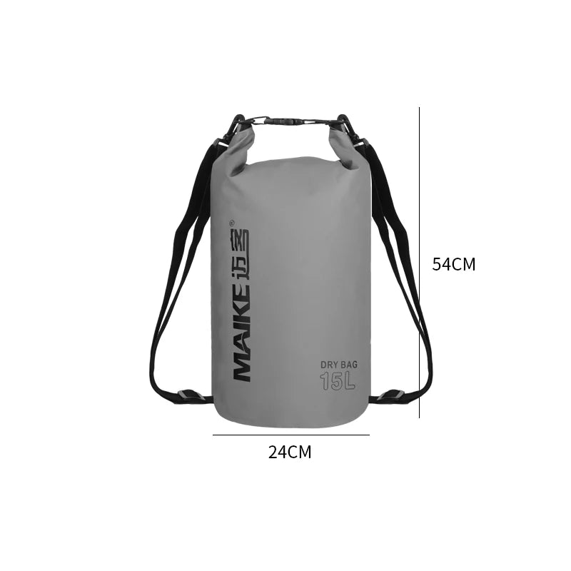 Waterproof Dry Bag —  10L / 15L for SUP, Kayak, Rafting & Beach