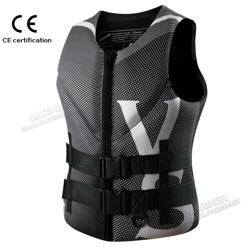 CE Approved Impact Vest & Life Jacket — Neoprene for Wakeboarding, SUP, Kayak & Surfing