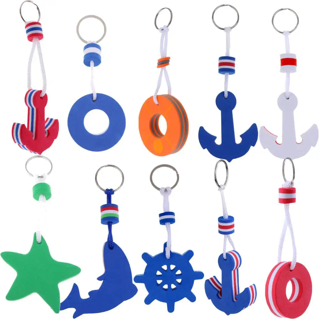 Anchor Floating Keychain — Boat Key Ring for Kayak, SUP, Sailing & Fishing