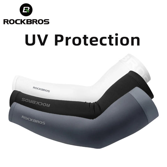 ROCKBROS UV400 Ice Silk Arm Sleeves — Sun Protection for SUP, Cycling & Outdoor Sports