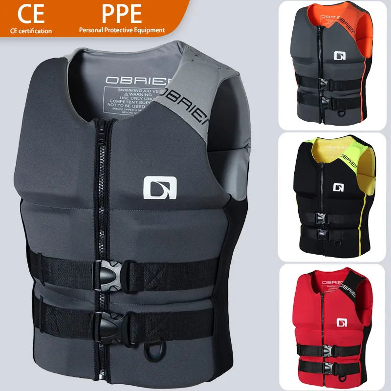 CE Approved Impact Vest & Life Jacket — Neoprene for Wakeboarding, SUP, Kayak & Surfing