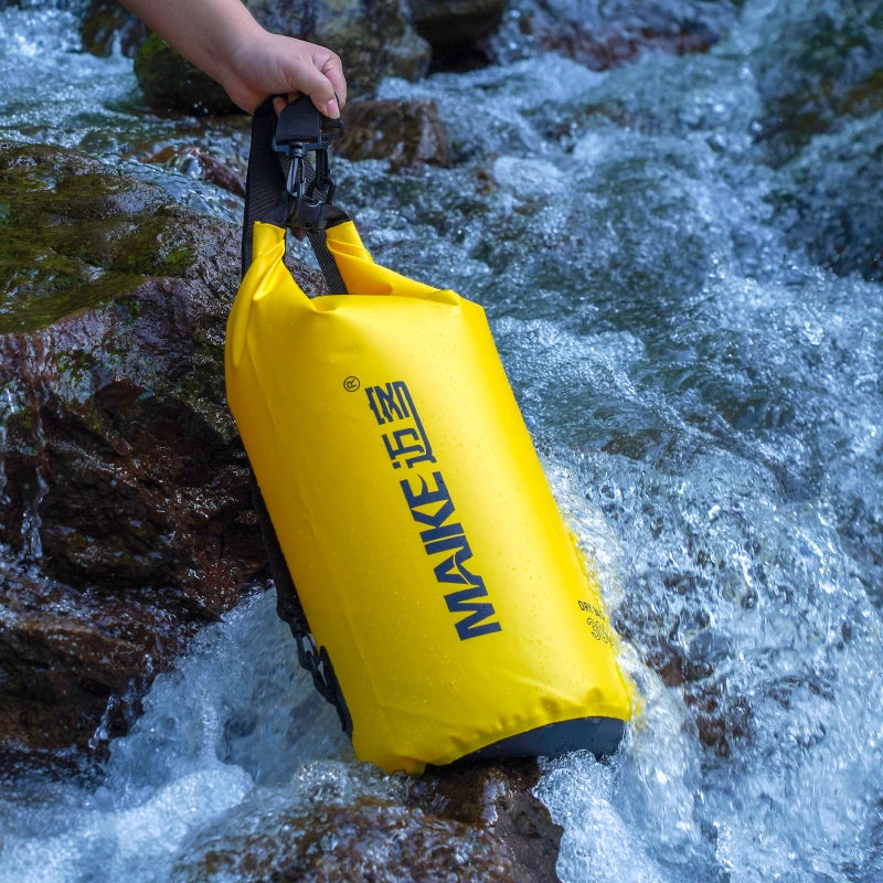 Waterproof Dry Bag —  10L / 15L for SUP, Kayak, Rafting & Beach