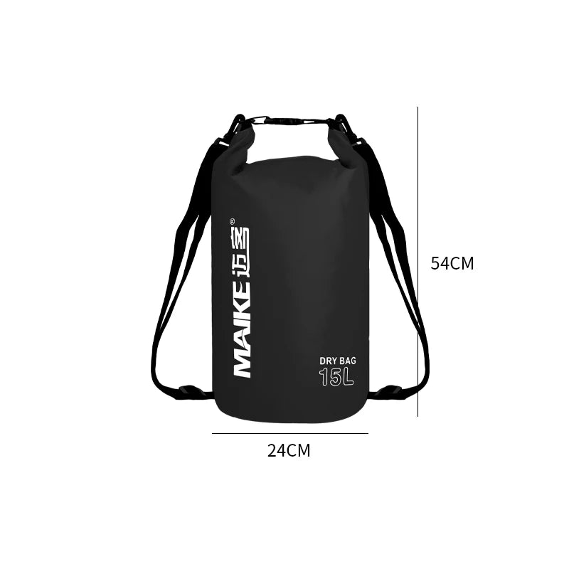 Waterproof Dry Bag —  10L / 15L for SUP, Kayak, Rafting & Beach
