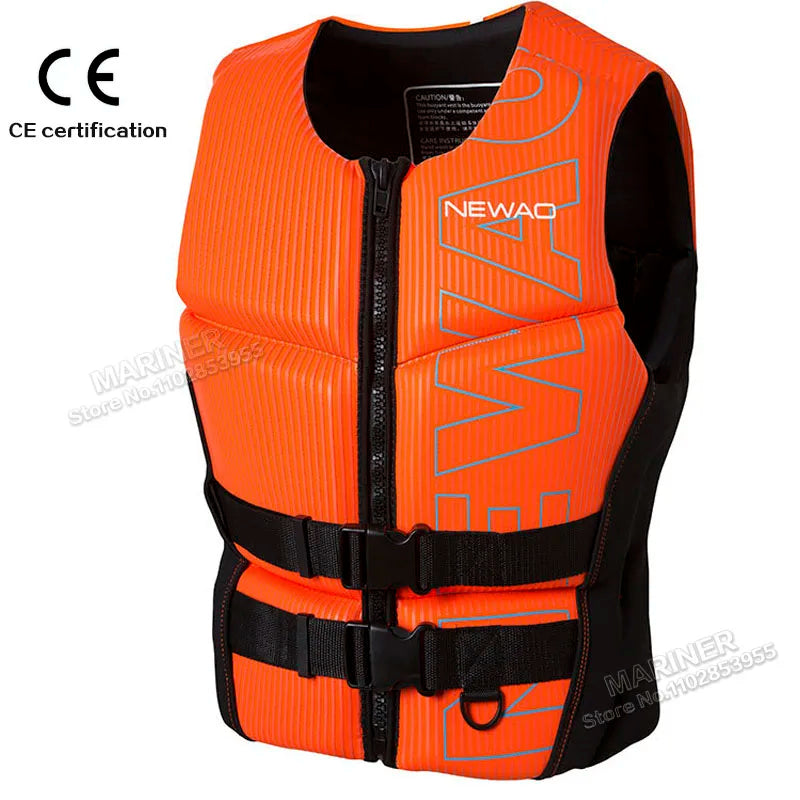 CE Approved Impact Vest & Life Jacket — Neoprene for Wakeboarding, SUP, Kayak & Surfing