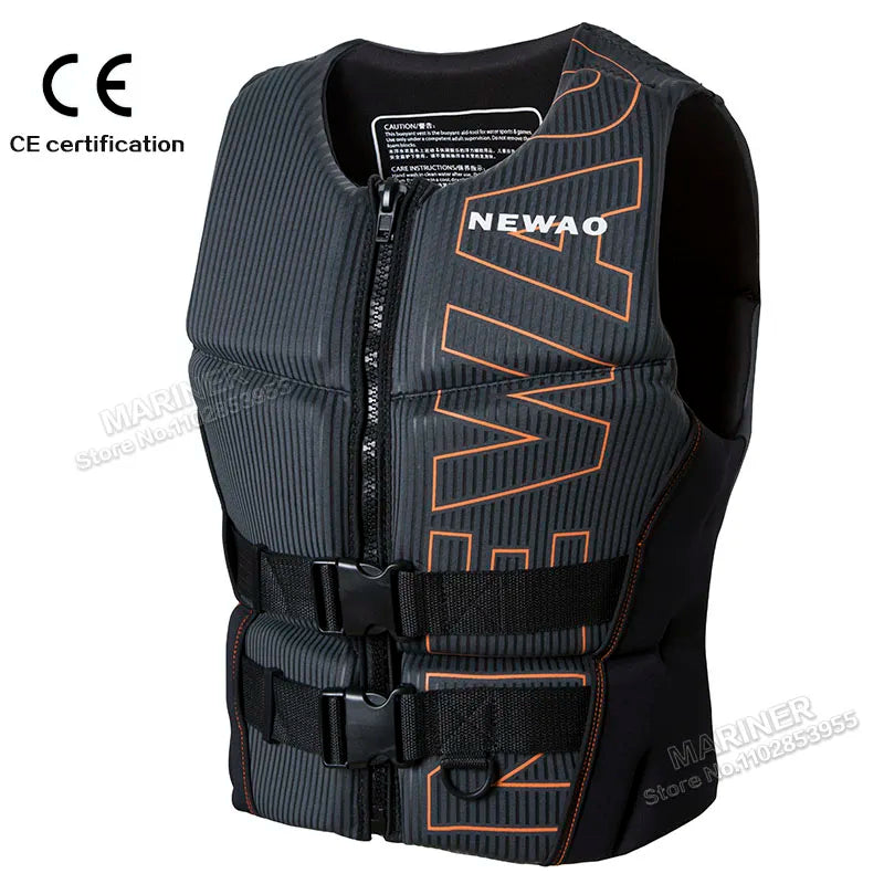 CE Approved Impact Vest & Life Jacket — Neoprene for Wakeboarding, SUP, Kayak & Surfing