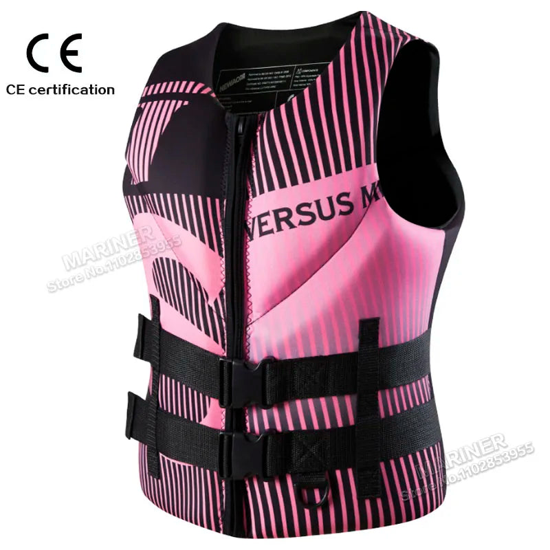CE Approved Impact Vest & Life Jacket — Neoprene for Wakeboarding, SUP, Kayak & Surfing