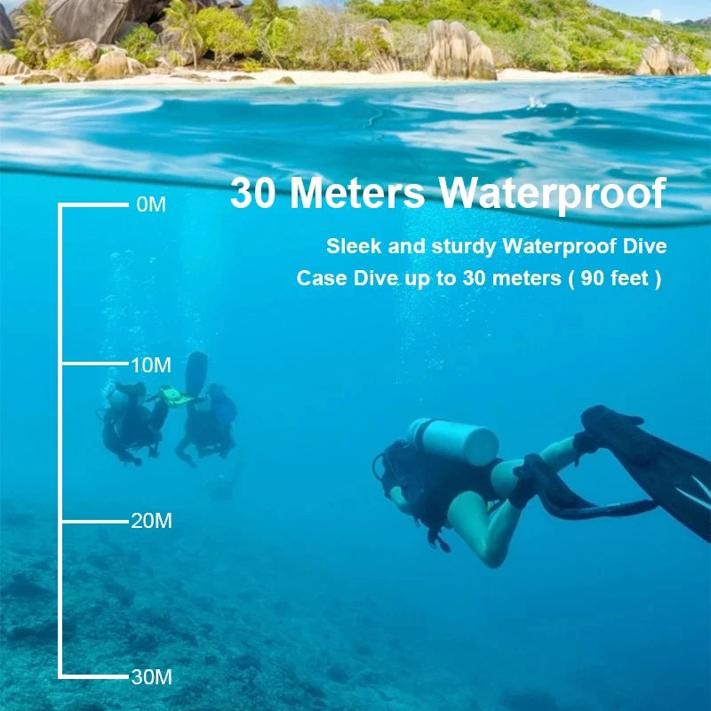 4K Action Camera Waterproof 30M — WiFi, 170° Wide Angle for SUP, Diving & Outdoor Sports