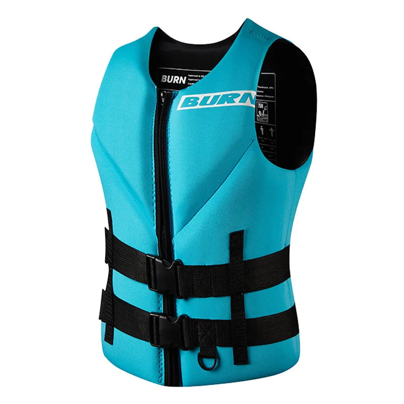 CE Approved Super Buoyancy Life Jacket — Neoprene Safety Vest for Kayak, SUP & Water Sports