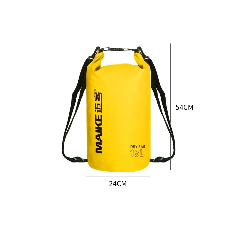 Waterproof Dry Bag —  10L / 15L for SUP, Kayak, Rafting & Beach
