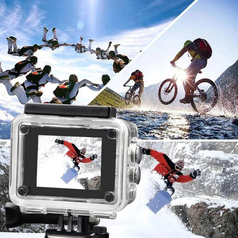 4K Action Camera Waterproof 30M — WiFi, 170° Wide Angle for SUP, Diving & Outdoor Sports